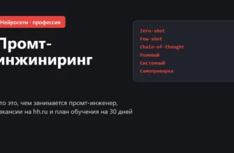 Обложка: промт-инжиниринг — что это и как научиться